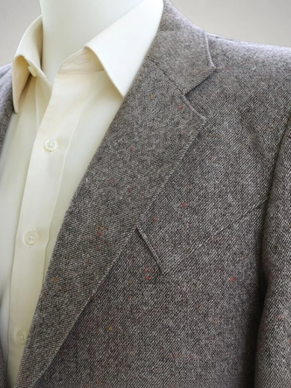 Vintage Grand Entry Western Wool Tweed Blazer Mens 44R USA Cowboy Sport Coat